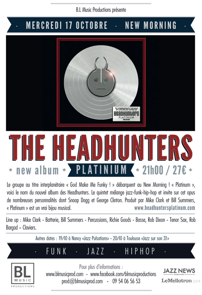 Mer 17 Oct 2012 : The Headhunters