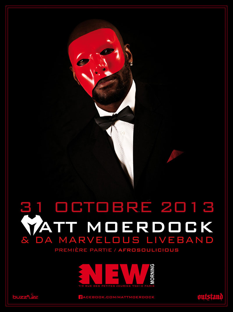 Jeu 31 Oct 2013 : Matt Moerdock & Da Marvelous Live Band