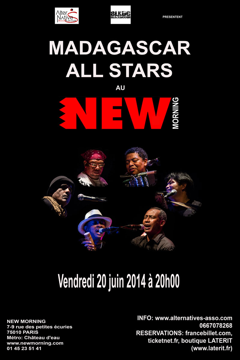 Ven 20 Juin 2014 : Madagascar All Stars