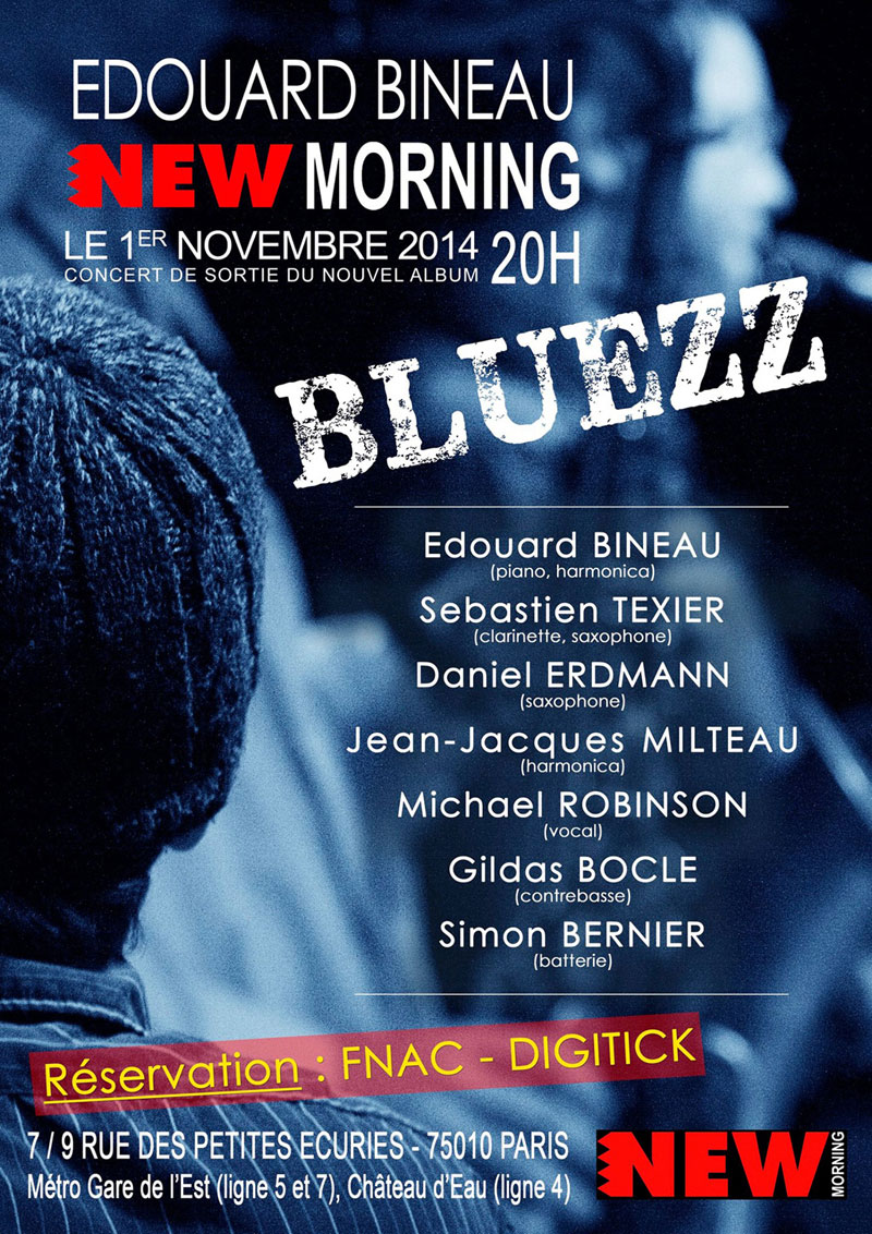 Sam 01 Nov 2014 : Edouard Bineau