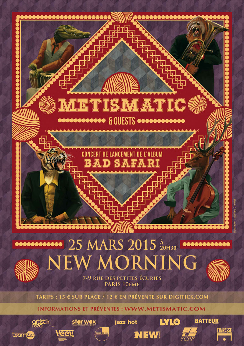 Mer 25 Mar 2015 : Metismatic