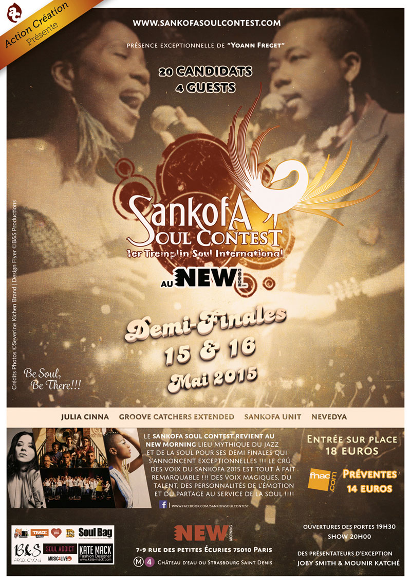 Sam 16 Mai 2015 : Sankofa Soul Contest