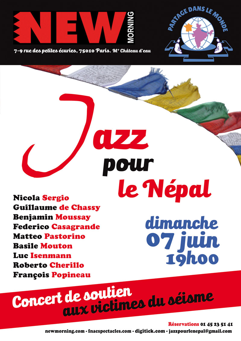 Dim 07 Juin 2015 : Jazz Pour Le Népal