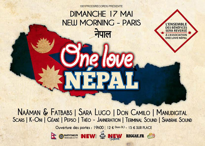 Dim 17 Mai 2015 : One Love Népal