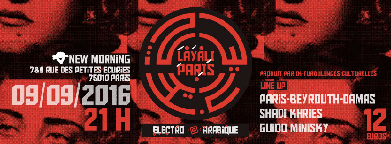 Ven 09 Sept 2016 : Layali Paris