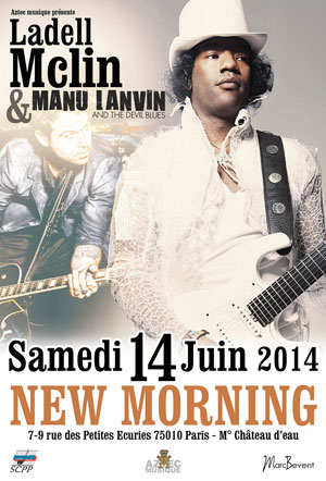 Ladell Mclin + Manu Lanvin & The Devil Blues
