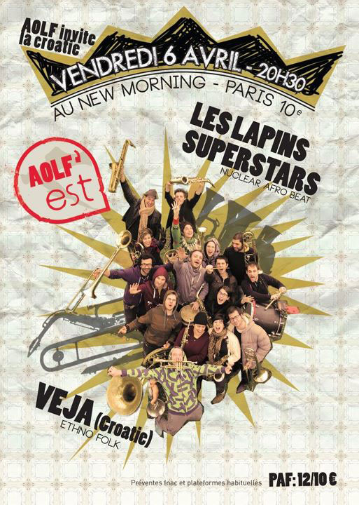 Ven 06 Avr 2012 : Les Lapins Superstars