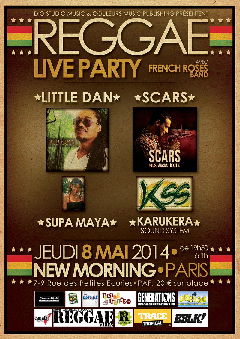 Jeu 08 Mai 2014 : Reggae Live Party