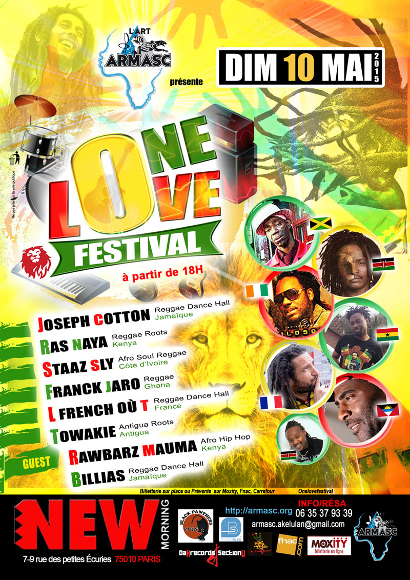 Dim 10 Mai 2015 : One Love Festival