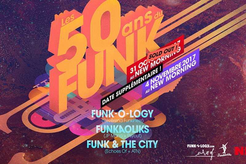 Sam 04 Nov 2017 : Les 50 ans du Funk