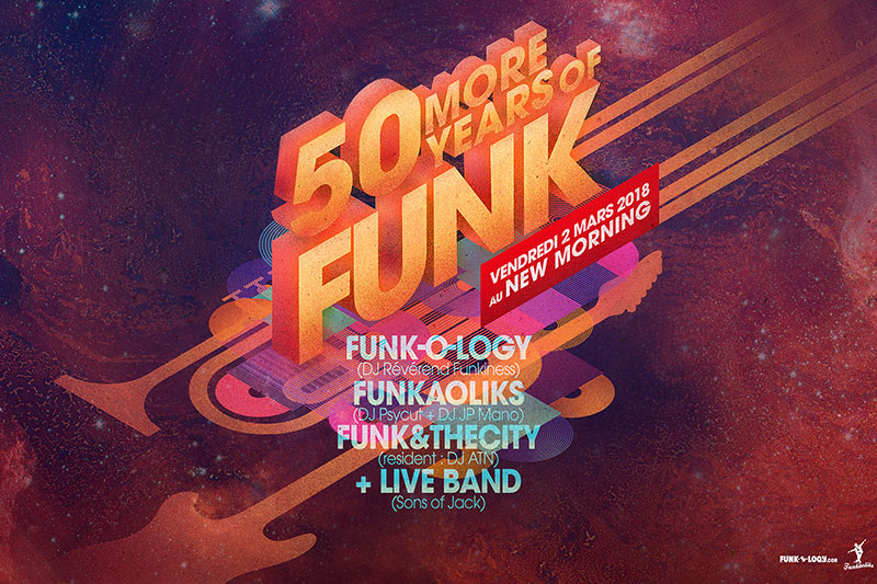 Ven 02 Mar 2018 : 50 More Years of Funk