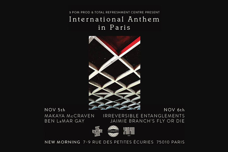 Mar 06 Nov 2018 : International Anthem In Paris