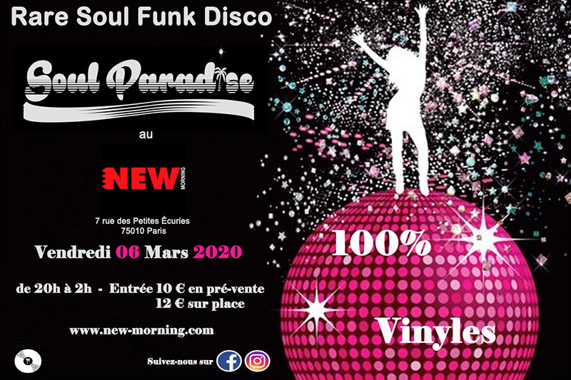 Ven 06 Mar 2020 : Soul Paradise Party