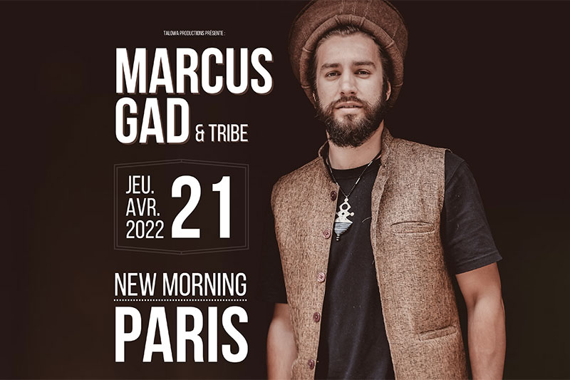 Jeu 21 Avr 2022 : Marcus Gad & Tribe