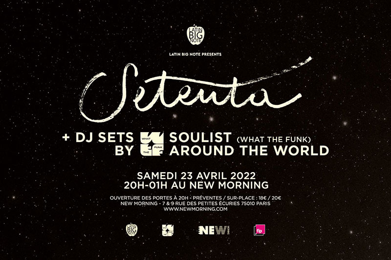 Sam 23 Avr 2022 : Setenta + What The Funk DJ's