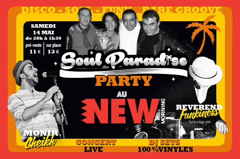 Sam 14 Mai 2022 : Soul Paradise Party